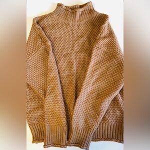 Cozy Brown Turtleneck Sweater